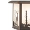 Vaxcel Bryce 1L Bronze Rustic Outdoor Deer Tree Post Light White Glass OP33585BBZ - alternate 7